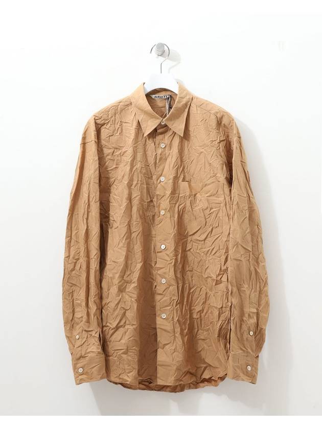 Wrinkle Washed Pins Twill Shirt - AURALEE - BALAAN 1