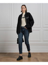 Stop Pure Wool Zip Up Jacket Black - MAX MARA SPORTMAX - BALAAN 5