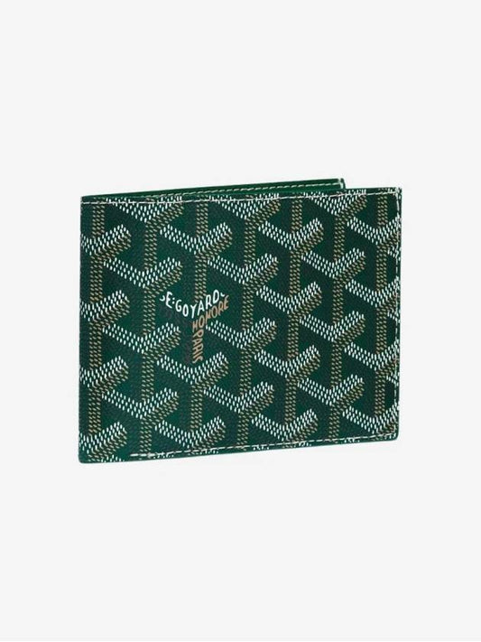 Victoire Wallet Green In Canvas And Calfskin - GOYARD - BALAAN 2