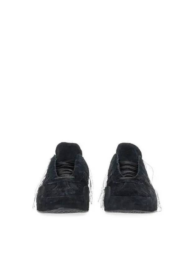 Gazelle Suede Low Top Sneakers Black - Y-3 - BALAAN 3