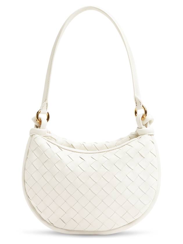 Intrecciato Gemelli Small Shoulder Bag White - BOTTEGA VENETA - BALAAN 4