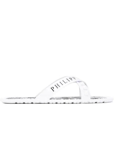 Studded Slippers White - PHILIPP PLEIN - BALAAN 2