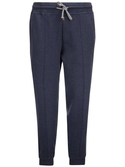 Drawstring Track Pants Blue - BRUNELLO CUCINELLI - BALAAN 2