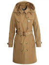 Detachable Hooded Trench Coat Camel - BURBERRY - BALAAN 2