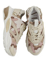 Camouflage Bounce Low-Top Sneakers White Pink - VALENTINO - BALAAN 3