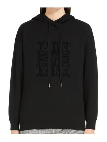 Pamir Virgin Wool Hoodie Black - MAX MARA - BALAAN 2