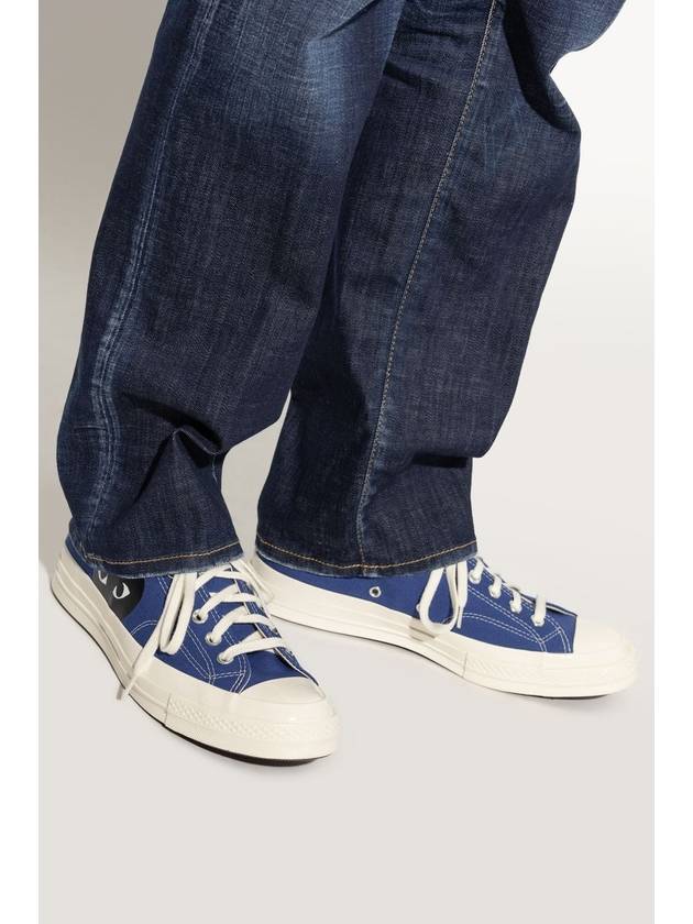 Comme Des Garçons Play Comme Des Garçons Play X CONVERSE, Men's, Navy Blue - COMME DES GARCONS PLAY - BALAAN 2