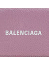 Logo Tripold Leather Half-Wallet Pink - BALENCIAGA - BALAAN 7