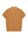 Pique Short Sleeve Knit Top Ocher - SOLEW - BALAAN 2