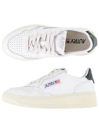 Medalist Green Tab Low Top Sneakers White - AUTRY - BALAAN 2