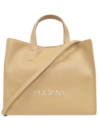 Marni ‘Museo’ Shopper Bag, Women's, Beige - MARNI - BALAAN 1