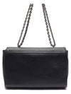 Lily Chain Medium Goat Leather Shoulder Bag Black - MULBERRY - BALAAN 5