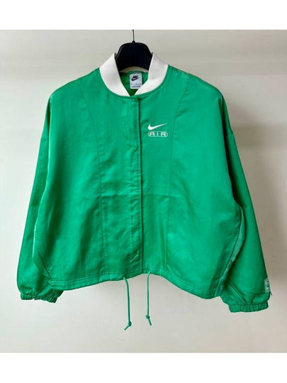 Air Woven Oversized Bomber Jacket Spring Green - NIKE - BALAAN 2