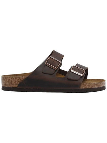 Arizona Oiled Leather Slippers Habana - BIRKENSTOCK - BALAAN 1