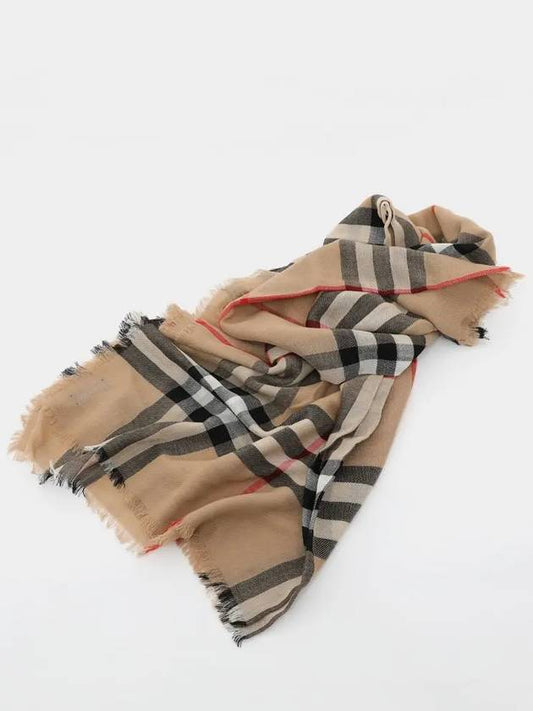 Vintage Check Wool Scarf Archive Beige - BURBERRY - BALAAN 2