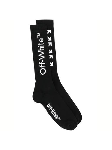 Diagonal Arrow Socks Black - OFF WHITE - BALAAN 1