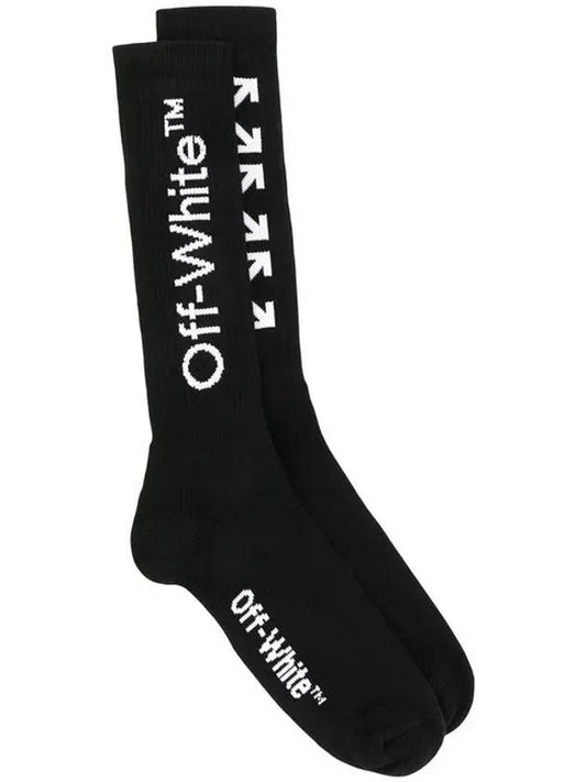 arrow logo socks black - OFF WHITE - BALAAN.