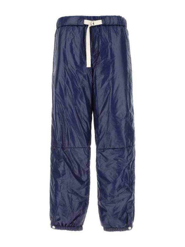 Drawstring Nylon Straight Pants Navy - JIL SANDER - BALAAN 2