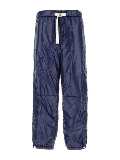 Drawstring Nylon Straight Pants Navy - JIL SANDER - BALAAN 2