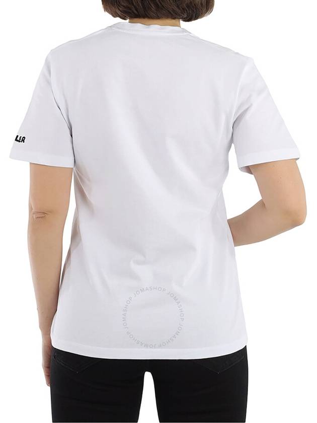 Sequence Cotton Short Sleeve T-Shirt White - MONCLER - BALAAN 4