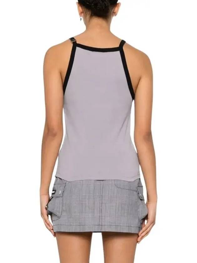 Buckle Contrast Sleeveless Smoke Grey - COURREGES - BALAAN 5