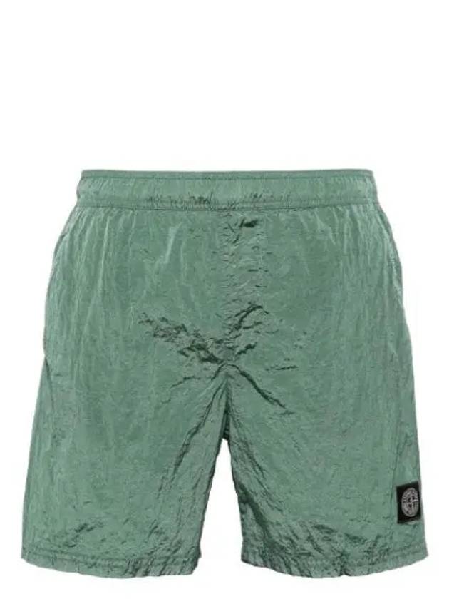 Nylon Metal Swimming Trunk Shorts Green - STONE ISLAND - BALAAN 2