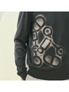 Maillons En Boucle Aero Knit Top Sweatshirt Black - HERMES - BALAAN 4