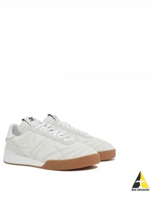 Club 02 Leather Low Top Sneakers White - COURREGES - BALAAN 2