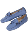 Women's Gommino Laceto Driving Shoes Blue - TOD'S - BALAAN 2