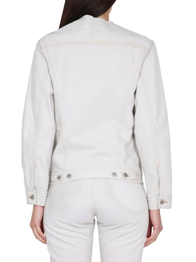 Outerwear S50AM0587 S30857961 WHITE - MAISON MARGIELA - BALAAN 4