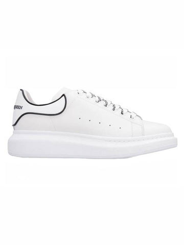 Larry Oversole Black Line Tab Low Top Sneakers White - ALEXANDER MCQUEEN - BALAAN 1
