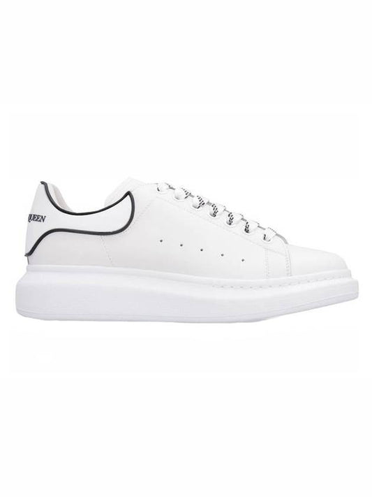 Larry Oversole Black Line Tab Low Top Sneakers White - ALEXANDER MCQUEEN - BALAAN 1