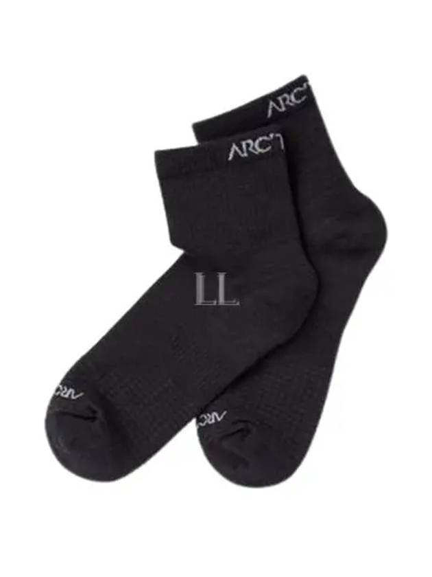 Merino Ankle Crew Socks Black - ARC'TERYX - BALAAN 2