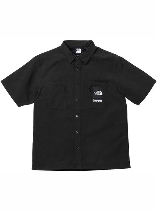 Trekking Short Sleeve Shirt Black - SUPREME - BALAAN 2