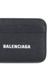 Cash Logo 2 Fold Card Wallet Black - BALENCIAGA - BALAAN 4