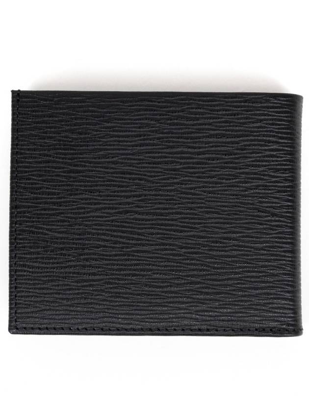 Gancini Half Wallet Black - SALVATORE FERRAGAMO - BALAAN 3