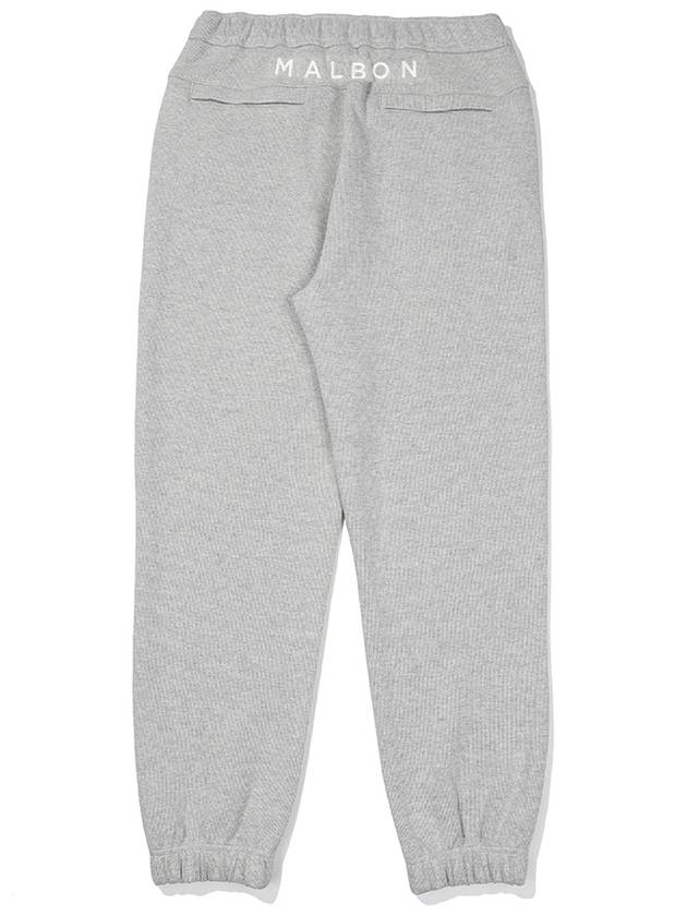 Spring basic sweatpants LIGHT GRAY MAN - MALBON GOLF - BALAAN 2