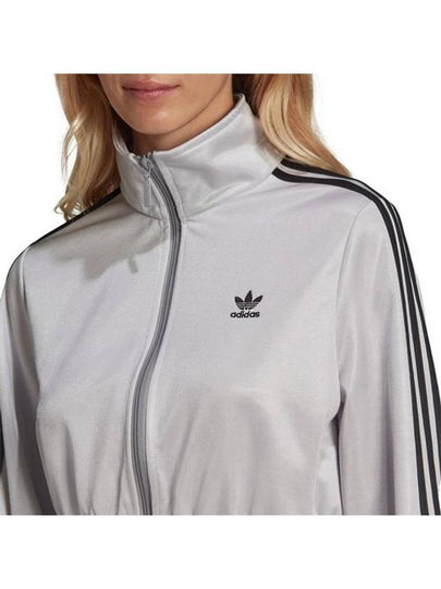 Women's Classic High Shine Track Jacket Grey - ADIDAS - BALAAN 2