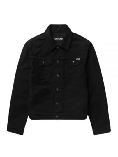 Washing Trucker Jacket Black - TOM FORD - BALAAN 2