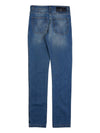 Straight Fit Relaxed Denim Jeans Blue - AMI - BALAAN 3