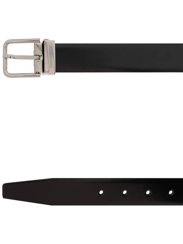 leather belt black - DOLCE&GABBANA - BALAAN 5