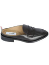 Varsity Penny Grain Leather Loafers Brown - THOM BROWNE - BALAAN 4