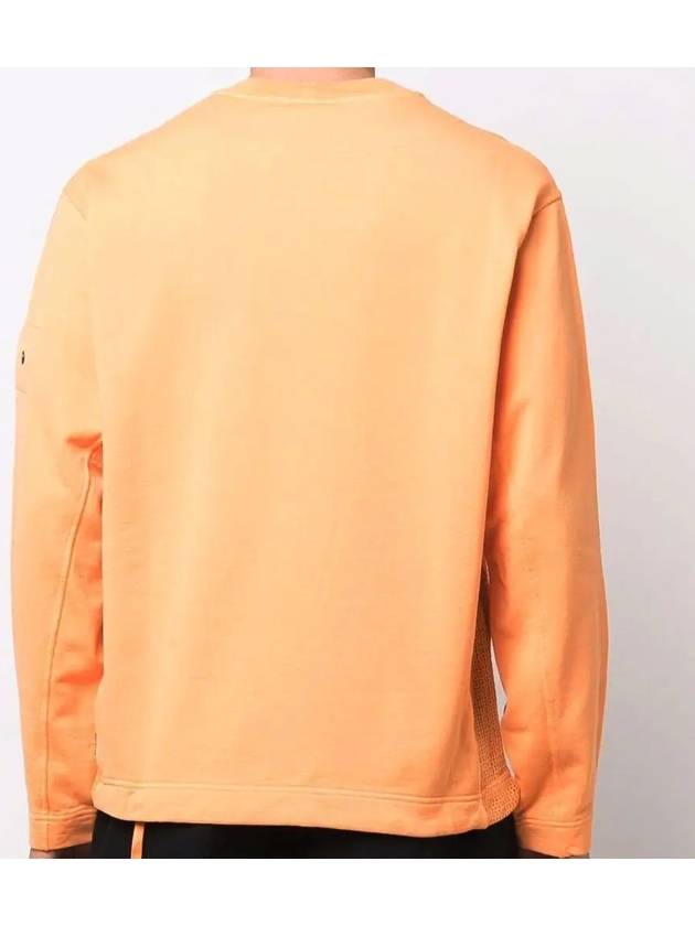 Wappen Shadow Project Mesh Long Sleeve T-Shirt Orange - STONE ISLAND - BALAAN 5