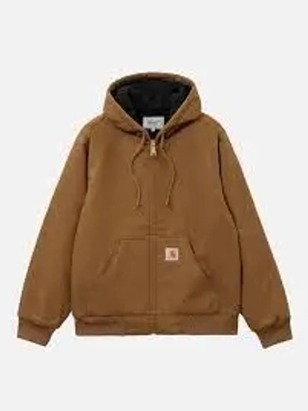 Logo Patch Active Jacket Brown - CARHARTT WIP - BALAAN 2