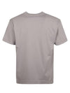 Logo Patch Short Sleeves T-Shirt Grey - STONE ISLAND - BALAAN 5