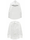 Cotton Back Logo Shirt White W243SH07811W - WOOYOUNGMI - BALAAN 5