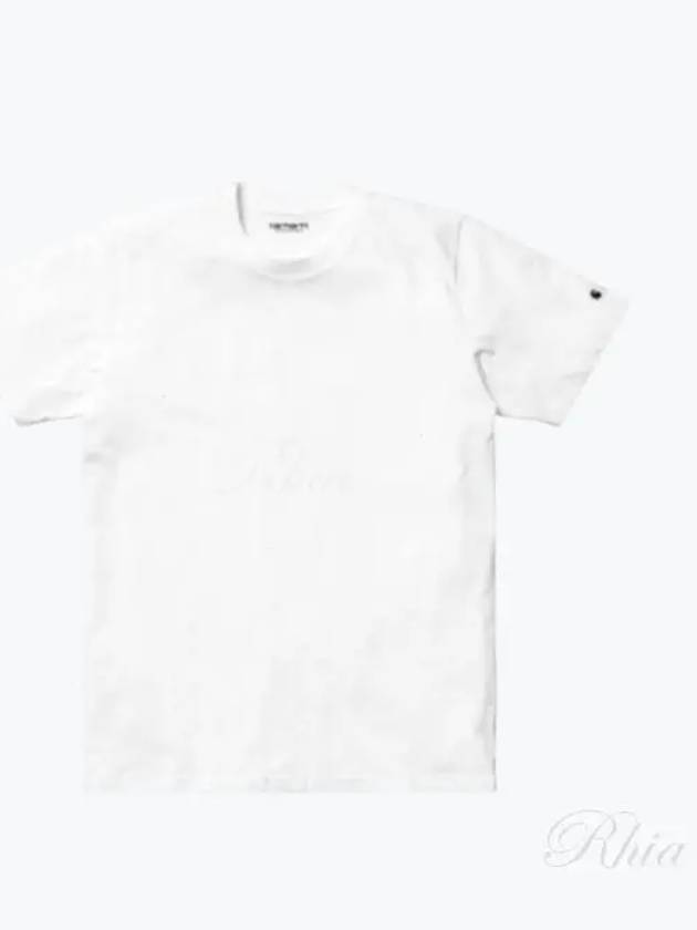 Base Short Sleeve T-Shirt White - CARHARTT WIP - BALAAN 2