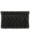 Materasse Nappa Clutch Bag Black - MIU MIU - BALAAN 4