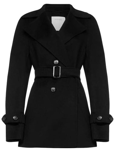 ZELANTE Wool Trench Coat Black 20810127 009 - MAX MARA - BALAAN 1