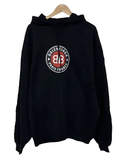 Men's Logo Hoodie Black - BALENCIAGA - BALAAN 2